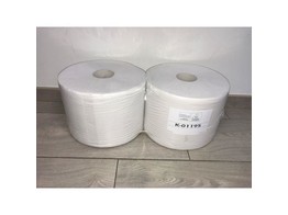 Bobine industriel 2pli recycled blanc hauteur 23cm   ecolabel 2 rouleaux