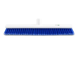 Hygienic veegborstel gepluimd 50 cm blauw