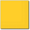 Serviettes 33x33cm 2 plis 1/4e jaune 2000 pieces