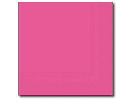 Servetten 33x33cm 2laags 1/4e vouw magenta 2000 stuks