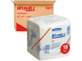 Kimberly Clark WypAll  les chiffons de nettoyage blanches 1pli 1008 pieces