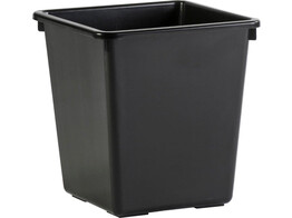 Corbeille a papier conique 27L Noir