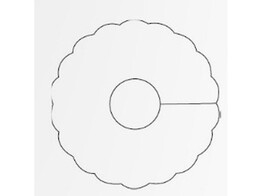 Sous-verres diametre 9cm 6 plis blanc pour verre a pied 20 x 250 pieces