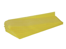 Linges 25/60cm viscose jaune 50gr. 100 pieces