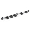 Toolflex one rail 94cm met 5 zwarte houders