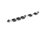 Toolflex one rail 94cm met 5 zwarte houders