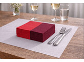 Serviettes de table de differentes tailles - ROUGE