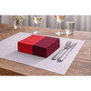 Serviettes de table de differentes tailles - ROUGE