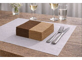 Servetten 33x33cm 2laags 1/4de vouw bruin 2000 stuks