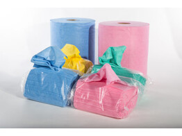 Poetsdoek voedingsgekeurd blauw interfold 42x38cm  5x80st 