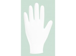 Handschoen latex poedervrij wit