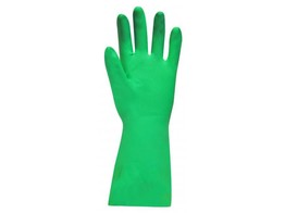 Handschoen industrie nitril groen