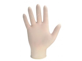 Handschoen latex poedervrij naturel  GL888 