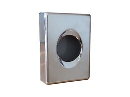 Maandverbandzakdispenser voor plastieke zakjes inox