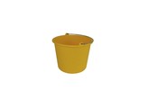 Seau en plastique jaune 11 5 litres