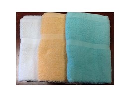Sponsen handdoek pastel kleuren 50x100cm