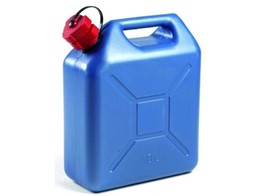 Jerrycan plastiek met uitschenktuit blauw 10 liter
