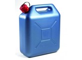 Jerrycan plastiek met uitschenktuit blauw 20 liter