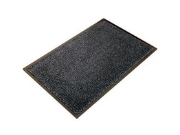 Faro voetmat 90/150 cm grijs/zwart met boord