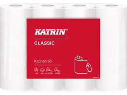 Keukenrol Katrin 50vel 2l nieuwe verpakking 8x4rol
