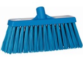 Bezem blauw hard Vikan