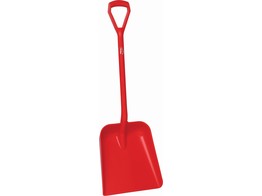 Schop D-greep  groot blad  korte steel Vikan