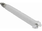 Tete d ecouvillon pour tige flexible blanc dur diametre 12mm