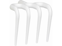 Hygienische hark  steelmodel wit Vikan