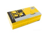 Serviettes 40x40cm 2 plis 1/4 corne jaune 6 x 250 pieces