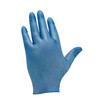 Handschoen vinyl gepoederd blauw 100st medium