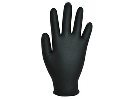 Gants nitrile non poudre noir 100pcs