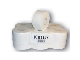 Papier toilettes Mini Jumbo 2 plis pure pate eco 12 rouleaux