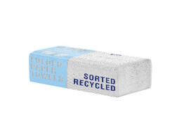 Serviettes 2l recyclees 22X25 blanches 25x23 3200e  274020 