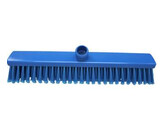 Hygienic veegborstel gepluimd 40 cm blauw