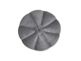 Staalwol pad uit gewoon staalwol fijnheid 00 diameter 410mm