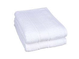 Sponsen handdoek wit 50x100cm