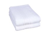 Sponsen handdoek wit 50x100cm