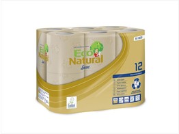 Wc-papier Eco Natural Lucart 2 laags 8 x 12 rollen