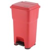 Vileda HERA pedaalemmer 60 liter  39 39 69cm  rood - afvalbak