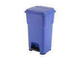 Vileda HERA pedaalemmer 60 liter  39 39 69cm  blauw - afvalbak