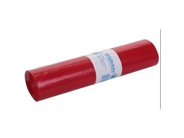 Sac poubelle LD 70/110 62 micron rouge 250 pieces  - 120L