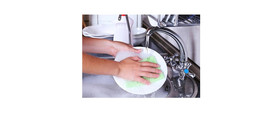 Lavage de la vaisselle a la main