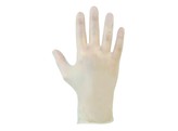 Handschoen vinyl transparant gepoederd 100st